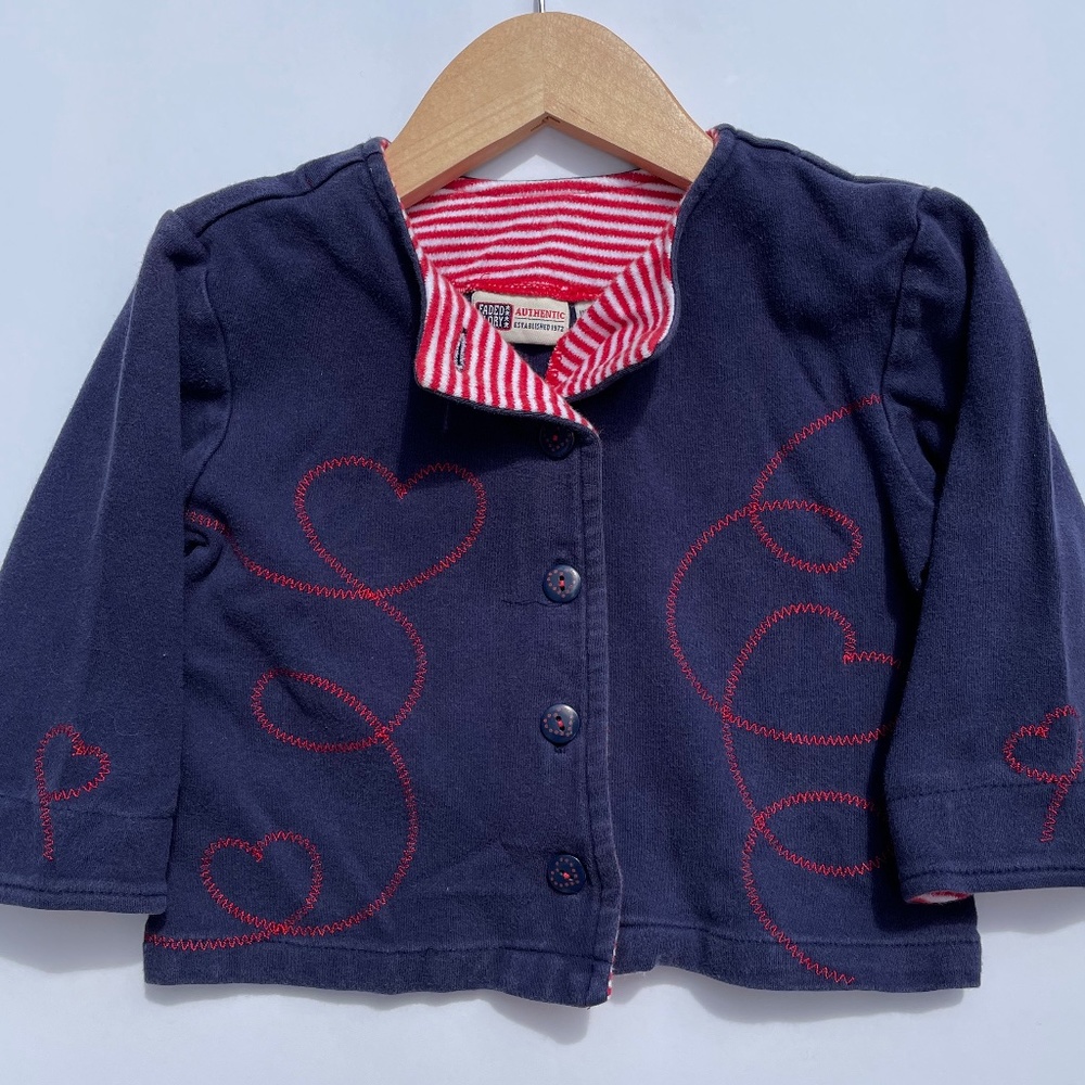 Vintage Toddler Embroidered Cardigan